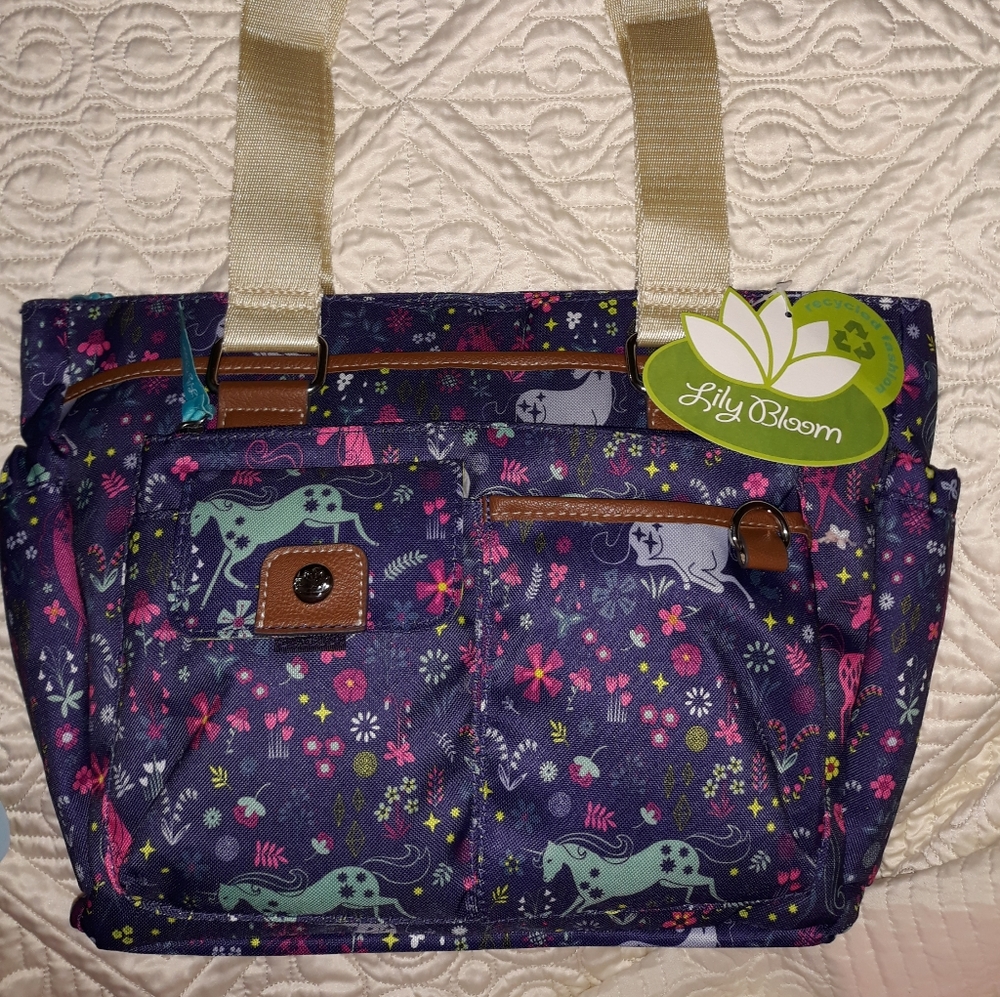 Lily Bloom Unicorny Satchel nwt gift